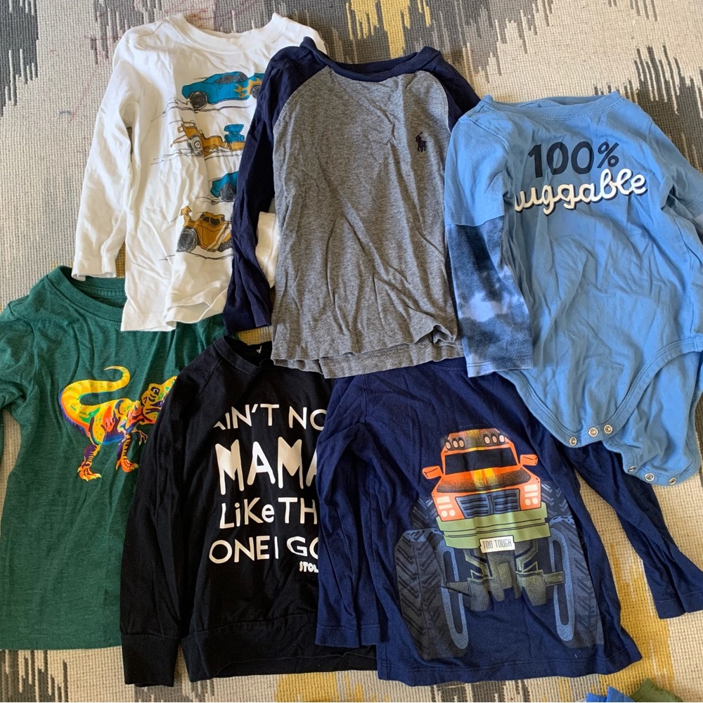 2T/24 months L/S tops boys